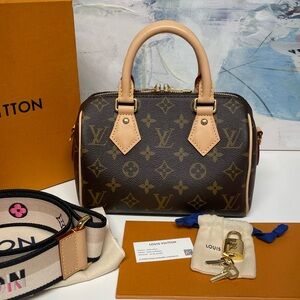 ❌SOLD❌ 💖BEAUTIFUL💖 Authentic Louis Vuitton Speedy 20 Bandouliere (Full Set)